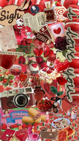 strawberry/romantic